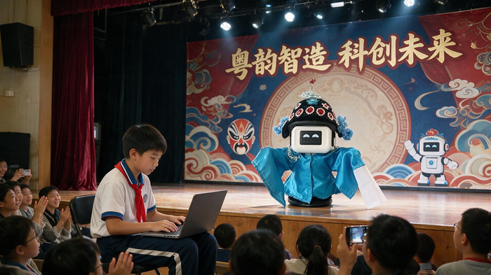 Magos Education performing Cantonese opera